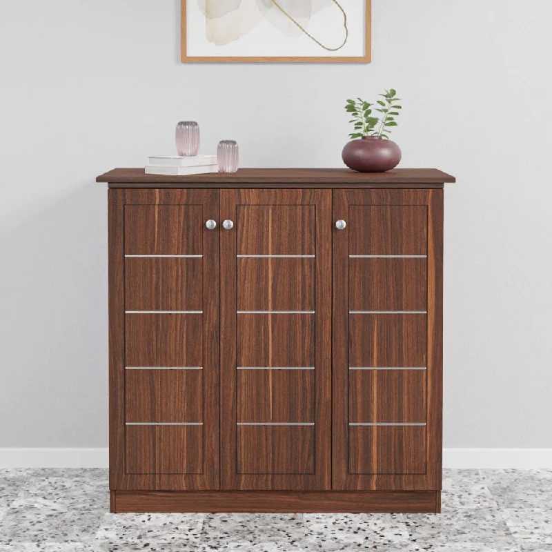 Nilkamal Rowan Shoe Cabinet (Walnut)