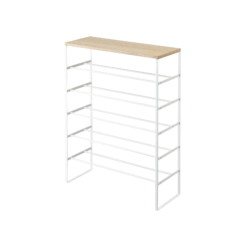 Six-Tier Shoe Rack (34" H)  - Steel