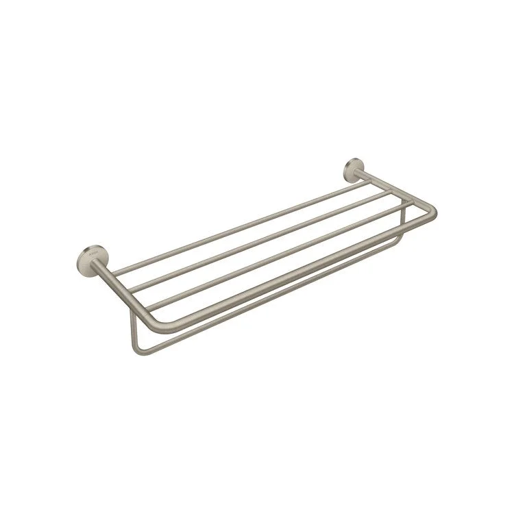 Towel Rack Universal Circular Brushed Nickel 24 Inch Metal 9-7/8 Inch Wall Mount