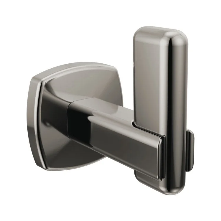 Robe Hook Allaria Brilliance Black Onyx 2-7/8 Inch 3 Inch Wall Mount