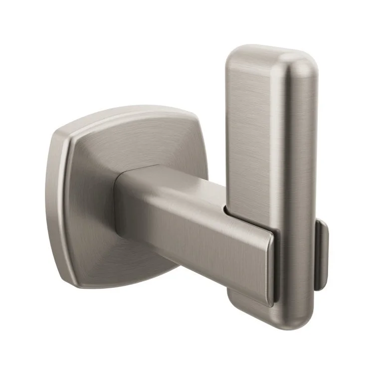 Robe Hook Allaria Brilliance Luxe Nickel 2-7/8 Inch 3 Inch Wall Mount