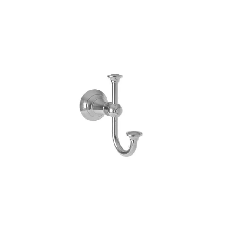 Robe Hook Garnsey Double Polished Chrome 4-3/4 Inch 5-1/4 Inch Wall Mount Brass