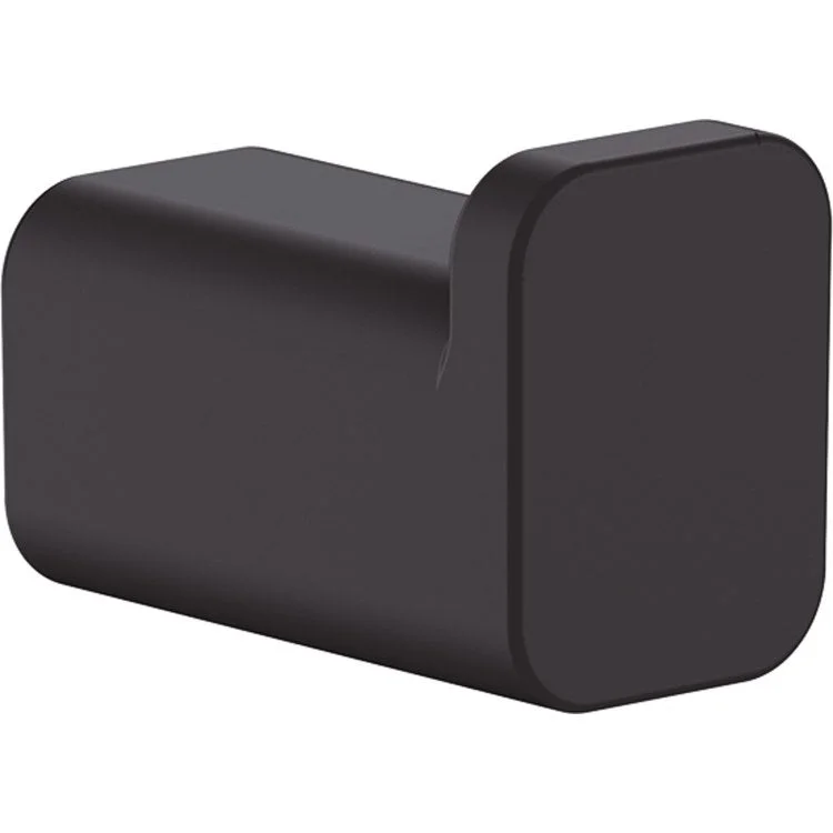 Towel Hook AddStoris Single Matte Black 1-3/16 Inch Wall Mount Metal