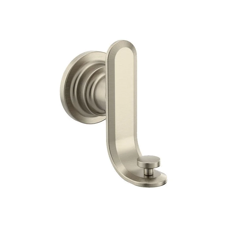 Robe Hook Greenfield Double Brushed Nickel 3-9/16 Inch 3 Inch Wall Zinc