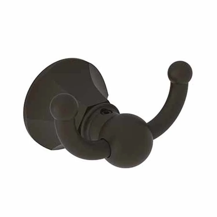 Robe Hook Metropole Double Oil Rubbed Bronze 2-1/3 Inch Wall Mount Brass