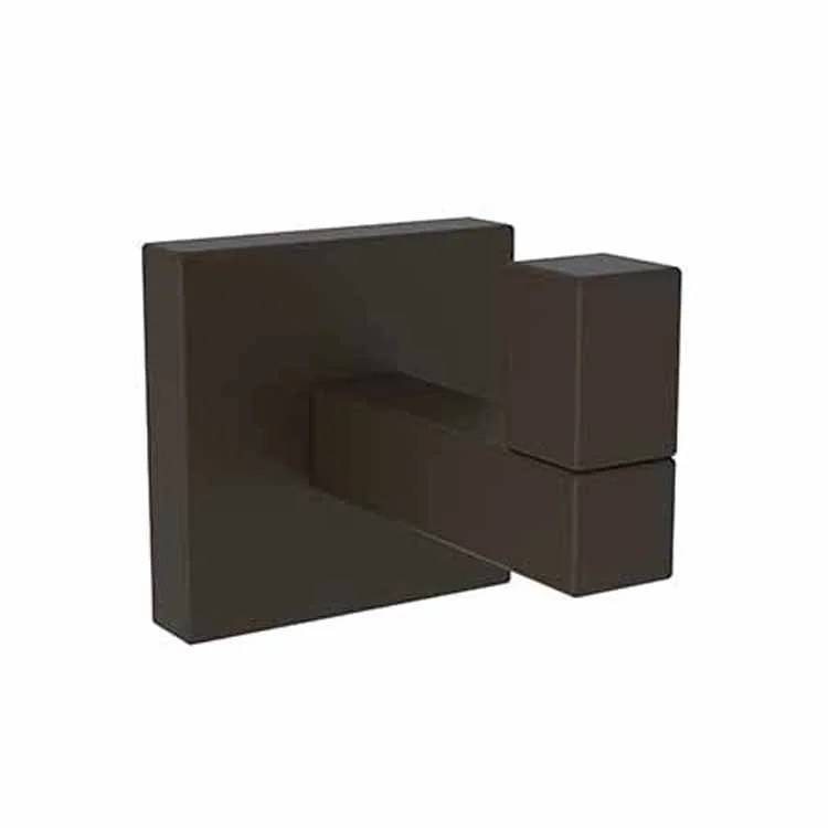 Robe Hook Cube 2 Single Oil Rubbed Bronze 1-4/5 Inch 2-3/8 Inch Wall Mount Brass