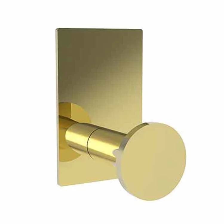 Robe Hook Metro Single Forever Brass PVD 3-1/2 Inch 2-2/7 Inch Wall Mount Brass