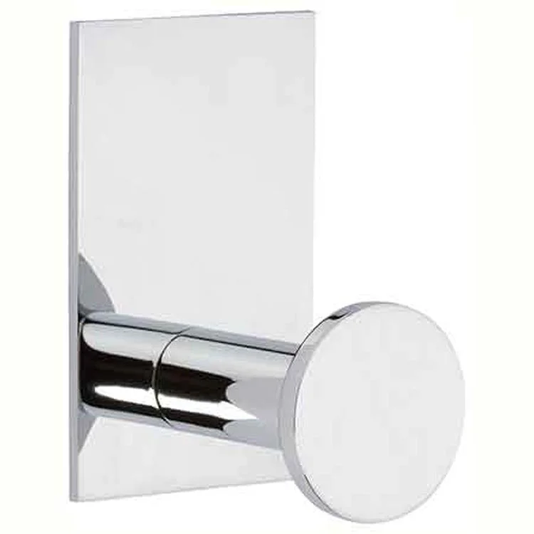 Robe Hook Metro Single Midnight Chrome 3-1/2 Inch 2-2/7 Inch Wall Mount Brass