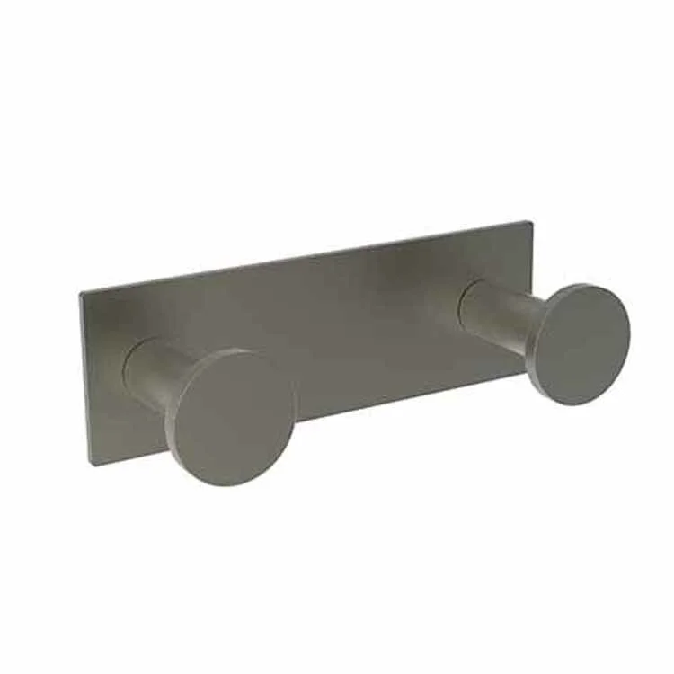 Robe Hook Metro Double Gun Metal 2-1/5 Inch 2-2/7 Inch Wall Mount Brass