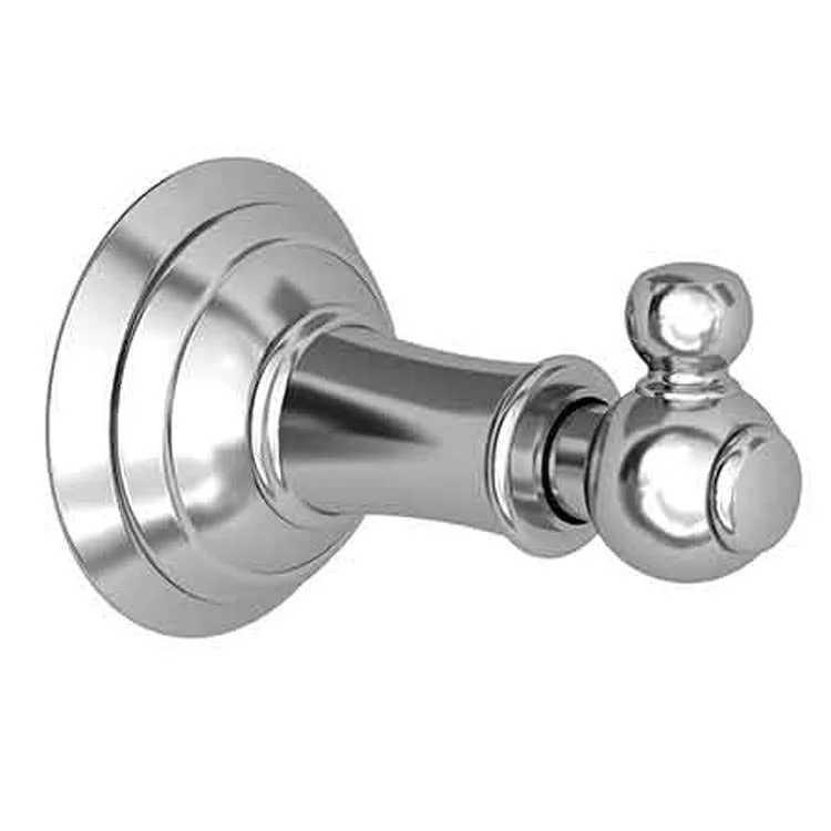 Robe Hook Sutton Single Midnight Chrome 3-5/16 Inch Wall Mount Brass