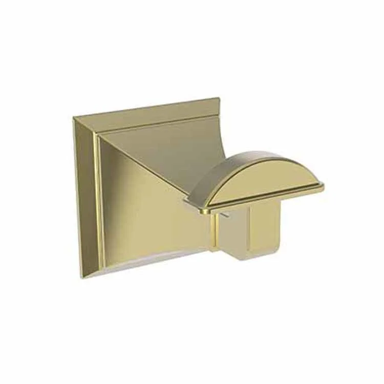 Robe Hook Joffrey Single Polished Brass Uncoated Living 2-1/5 Inch 2-5/7 Inch Wall Mount Brass