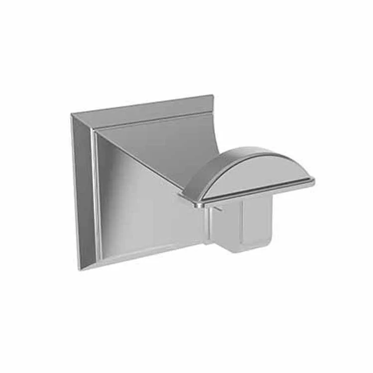 Robe Hook Joffrey Single Midnight Chrome 2-1/5 Inch 2-5/7 Inch Wall Mount Brass