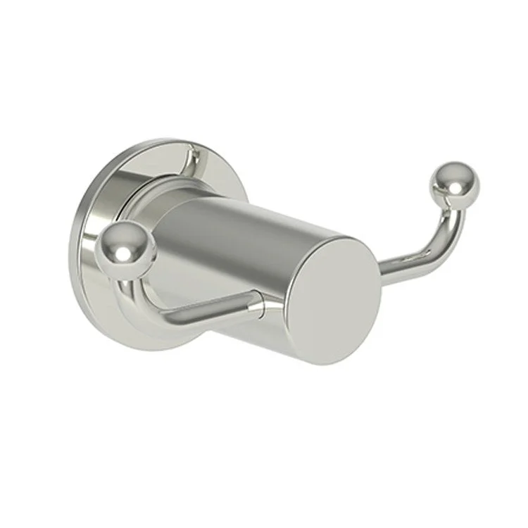 Robe Hook Dorrance Double Polished Nickel 2-1/5 Inch 2-2/3 Inch Wall Mount Brass