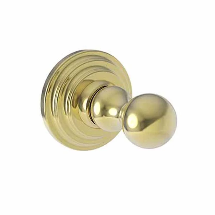 Robe Hook Alveston Single Forever Brass PVD 2-1/2 Inch Wall Mount Brass