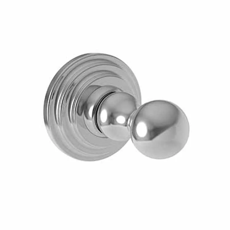 Robe Hook Alveston Single Midnight Chrome 2-1/2 Inch Wall Mount Brass