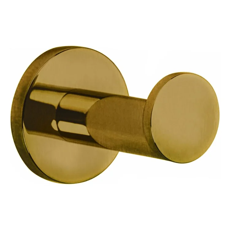 Robe Hook East Linear Single Forever Brass PVD 2-2/5 Inch Wall Mount Brass