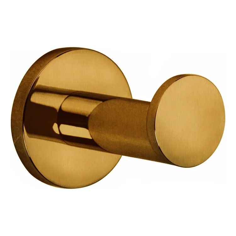 Robe Hook East Linear Single Satin Bronze PVD 2-2/5 Inch Wall Mount Brass