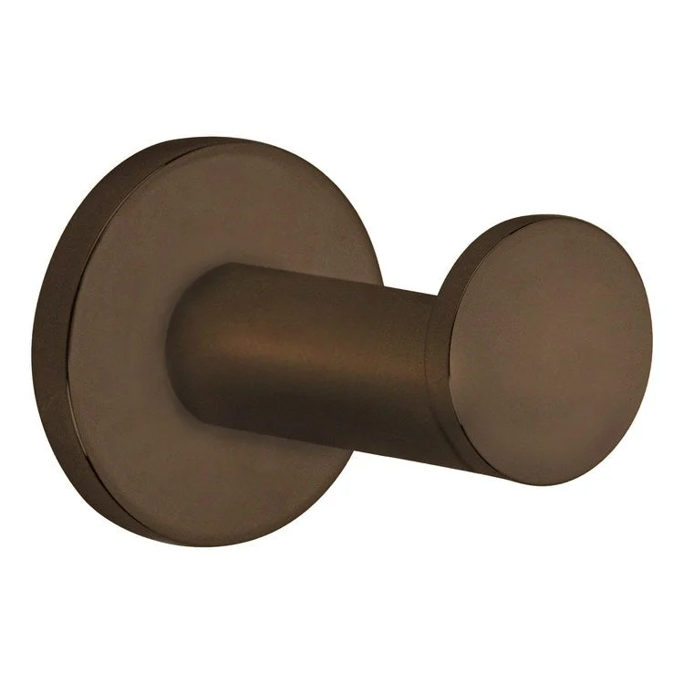 Robe Hook East Linear Single Oil Rubbed Bronze 2-2/5 Inch Wall Mount Brass