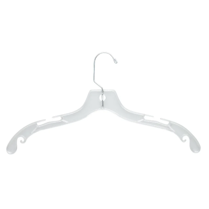 Clear Plastic Shirt Hangers (24-Pack)