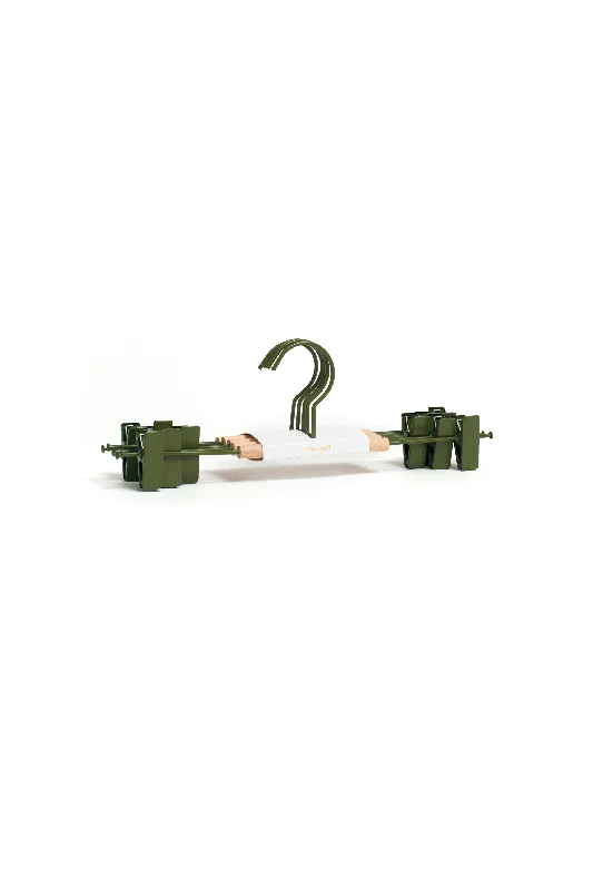 Adult Clip Hangers in Olive