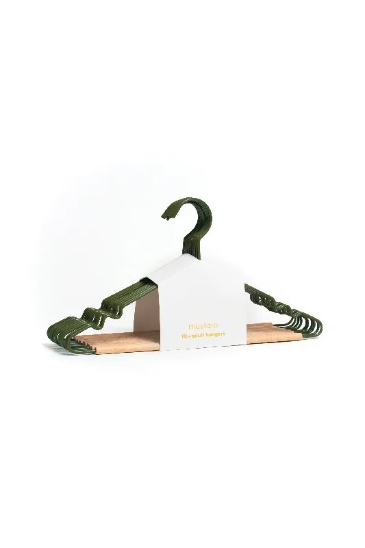 Adult Top Hangers in Olive