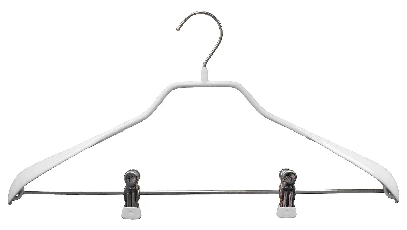 BodyForm, 42-LK, Pant Bar with Clips, White