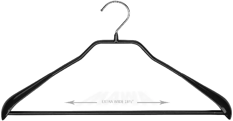 BodyForm, 46-LS, Pant Bar Hanger, Black