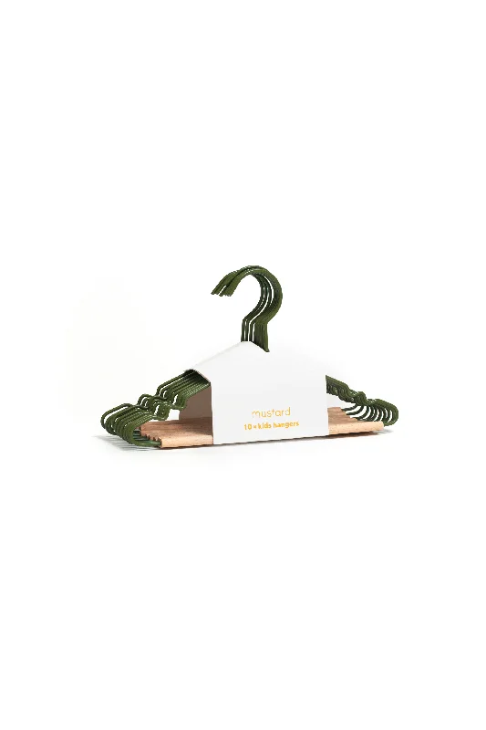 Kids Top Hangers in Olive