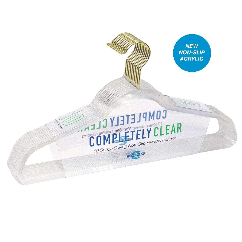 Completely Clear Non-Slip Invisible Acrylic Hangers