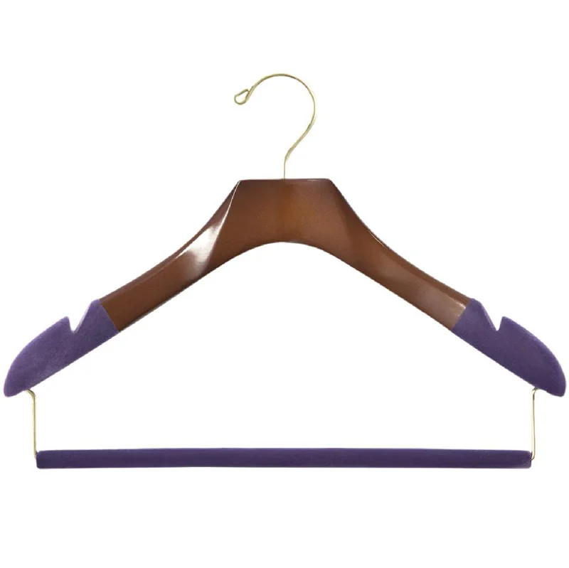 Women's Suit Hanger with Felted Trouser Bar